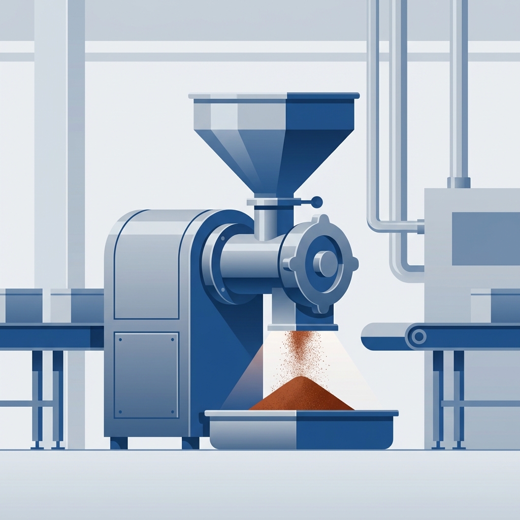 Point-source dust collection planning for food processing equipment