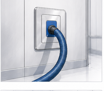 Fixed vacuum access