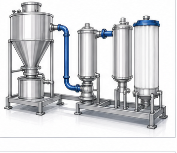 Layered filtration and containment